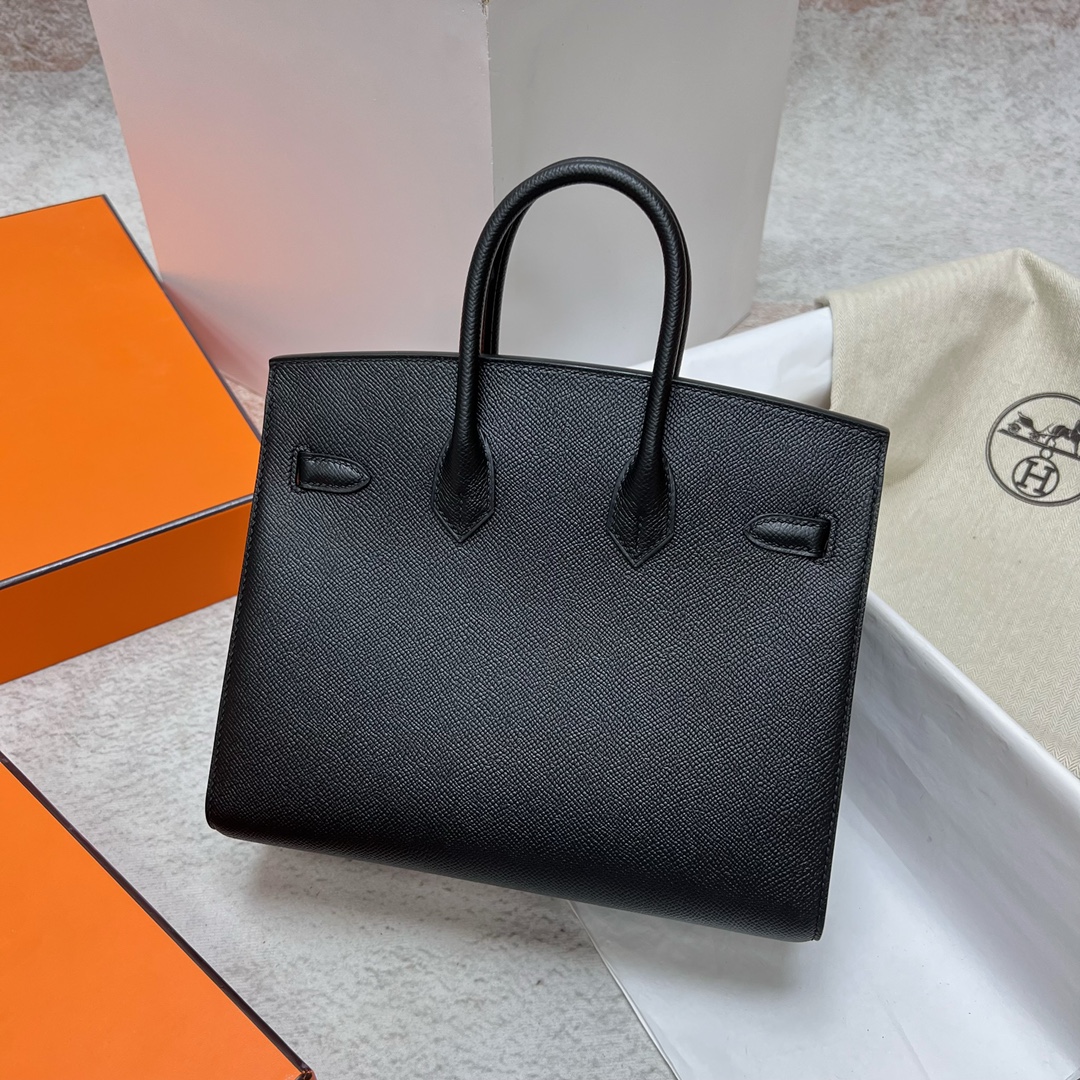 에르메스 버킨백25 블랙 금장 앱송